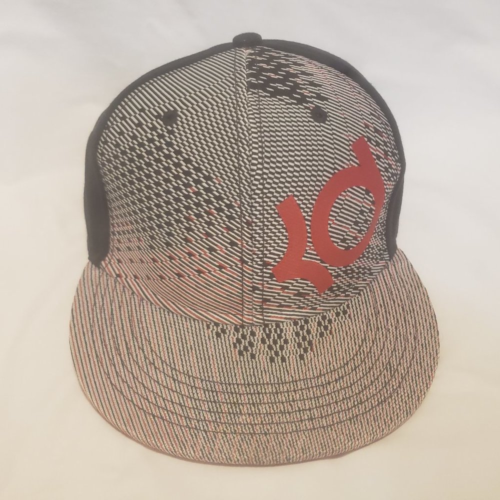 Classic Flat Bill Visor Snapback Hat Kd - image 6